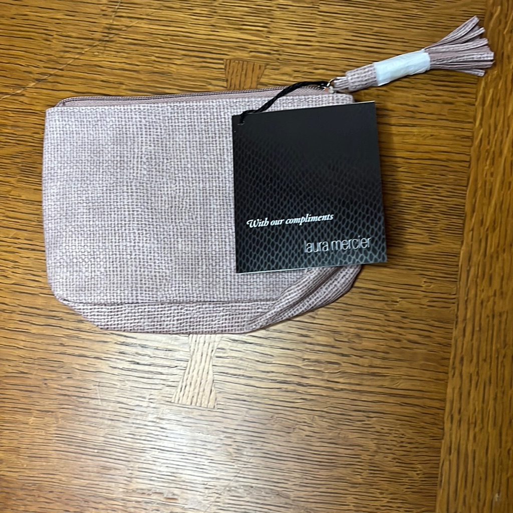 Laura Mercier  Brand New Light Pink Cosmetics Bag
